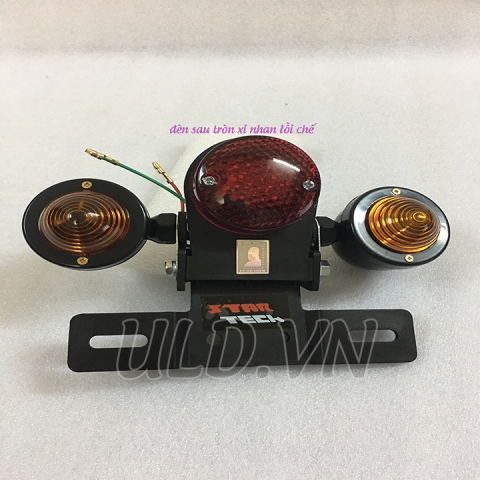 đèn sau tròn xi nhan lồi chế|phụ tùng xe máy