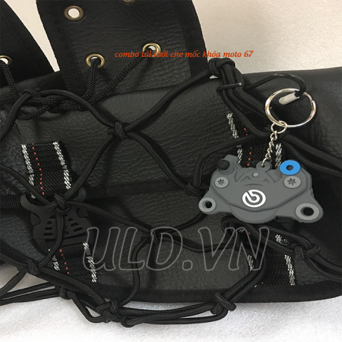Combo 3 món túi bầu treo moto 67 win |túi da xe máy